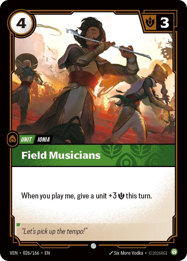 (VEN-026/166) Field Musicians - Common