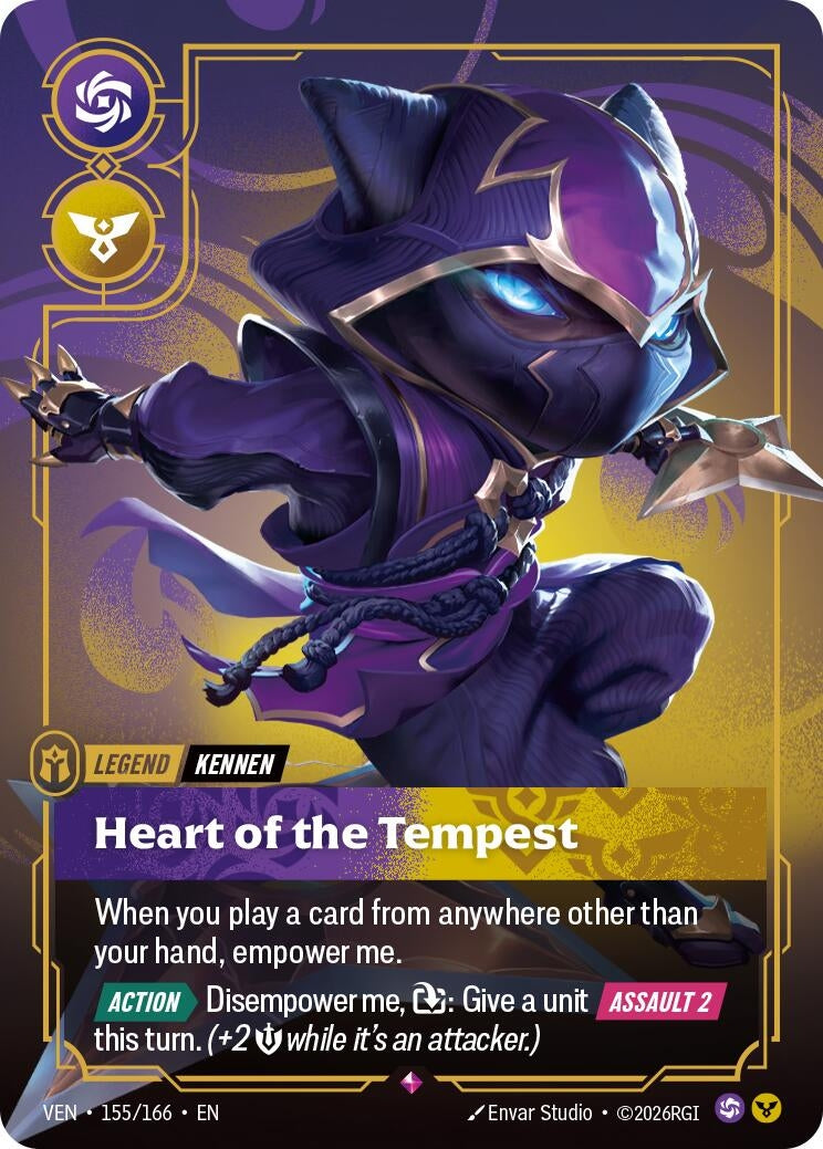 (VEN-155/166) Kennen, Heart of the Tempest - Rare