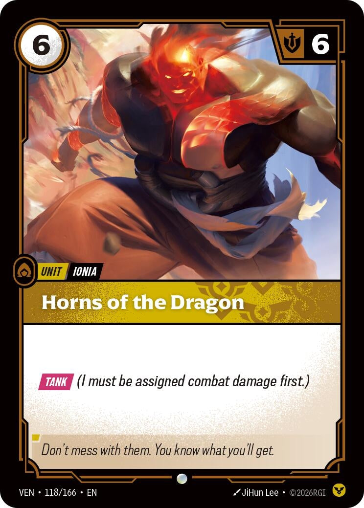 (VEN-118/166) Horns of the Dragon - Common