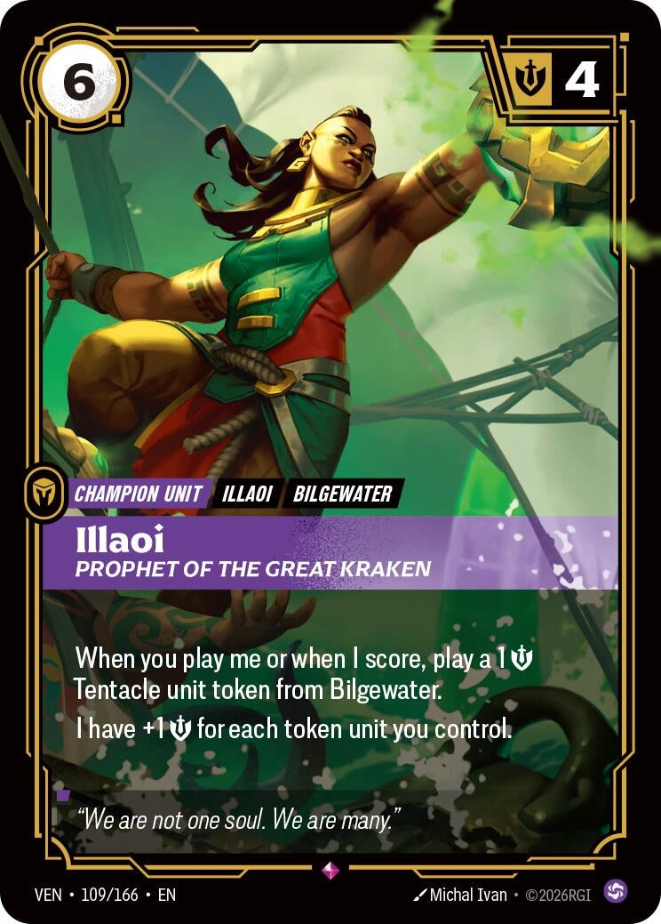 (VEN-109/166) Illaoi, Prophet of the Great Kraken - Rare