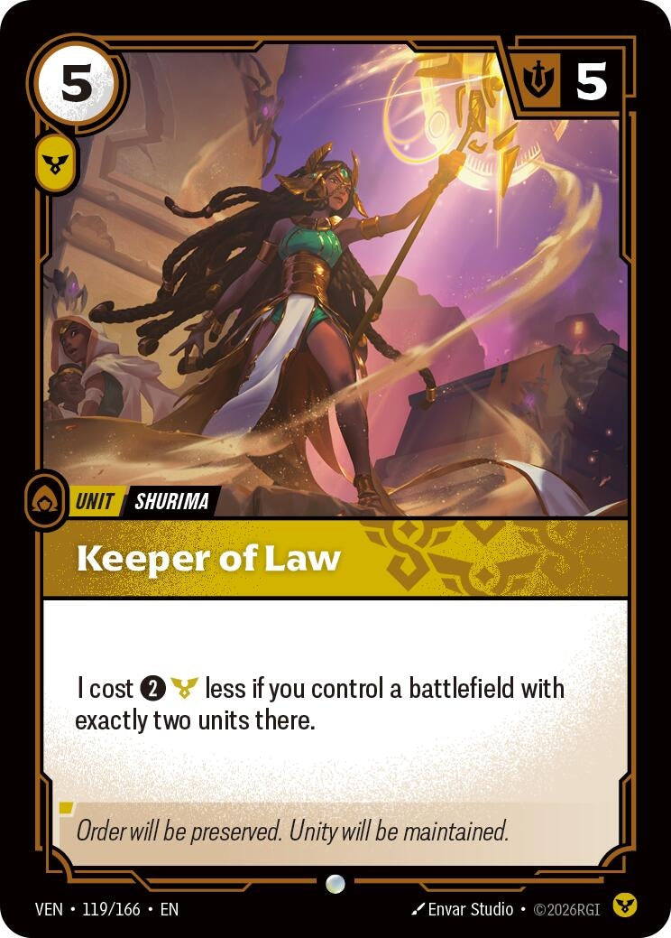 (VEN-119/166) Keeper of Law - Common