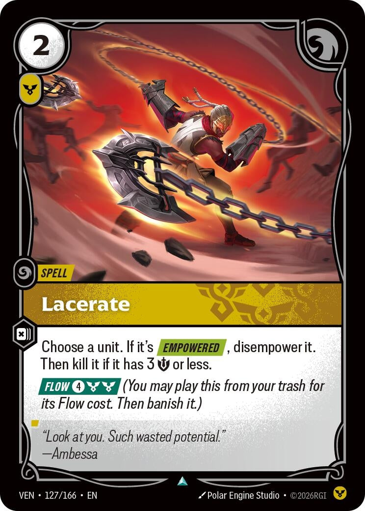(VEN-127/166) Lacerate - Uncommon