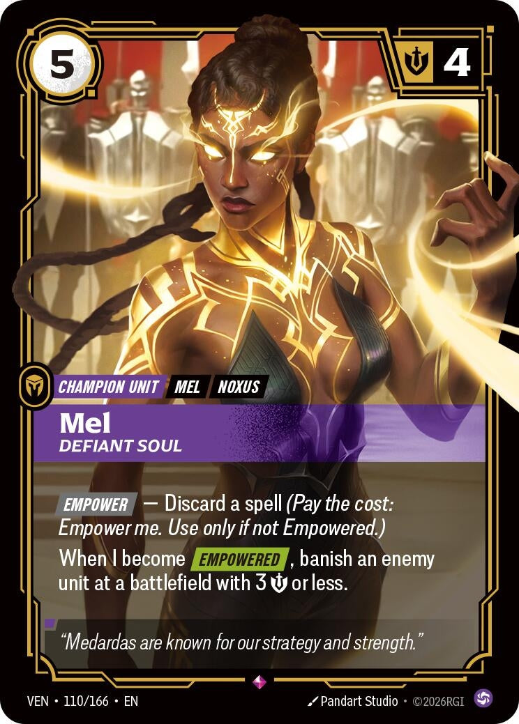 (VEN-110/166) Mel, Defiant Soul - Rare