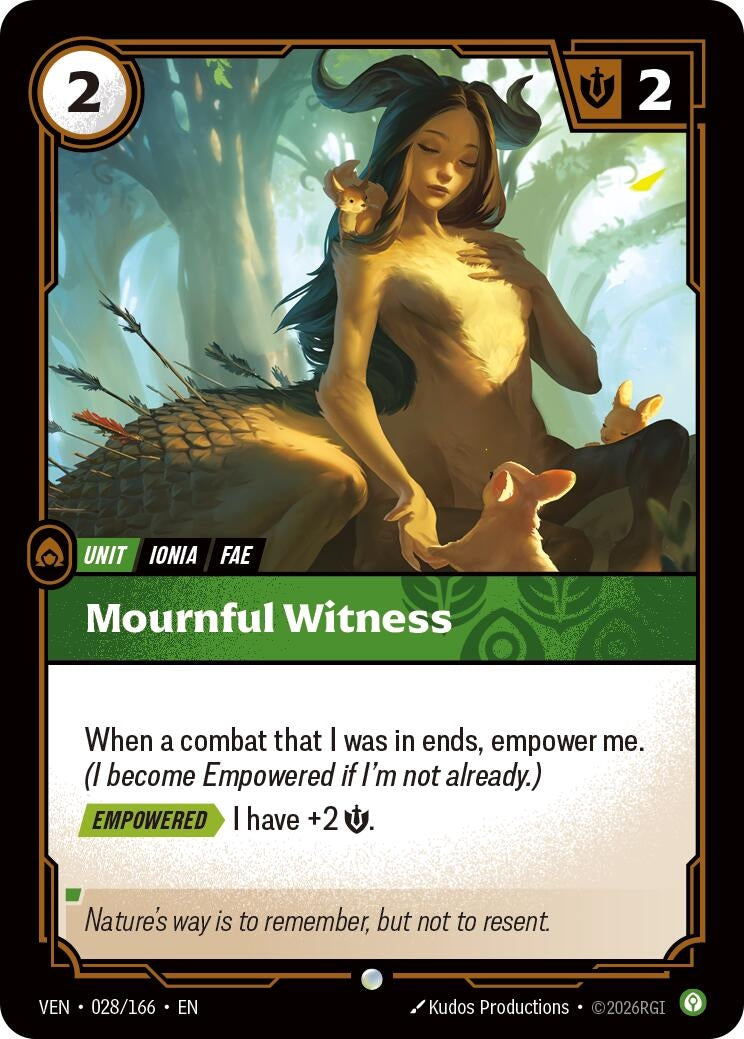 (VEN-028/166) Mournful Witness - Common