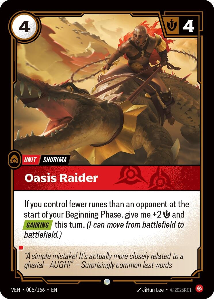 (VEN-006/166) Oasis Raider - Common