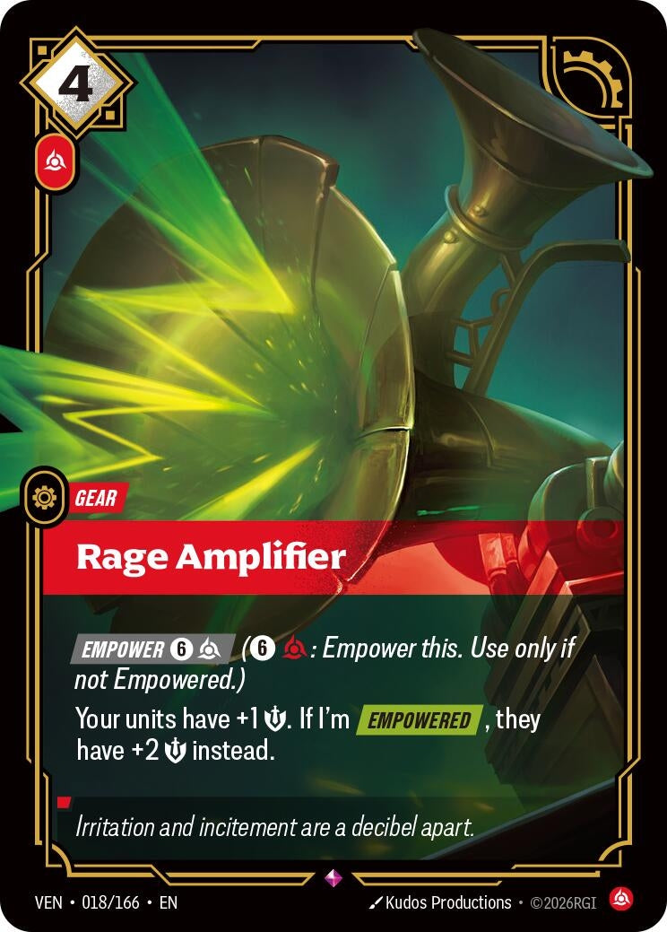(VEN-018/166) Rage Amplifier - Rare