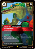 (VEN-019a/166) Renekton, Rage Fueled (Alternate Art) - Showcase