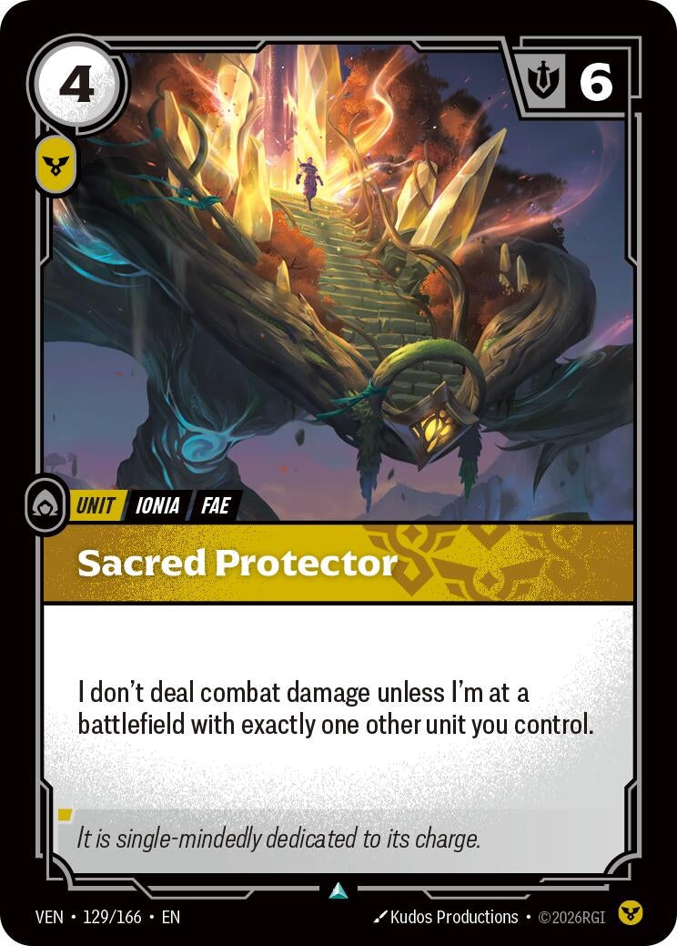 (VEN-129/166) Sacred Protector - Uncommon