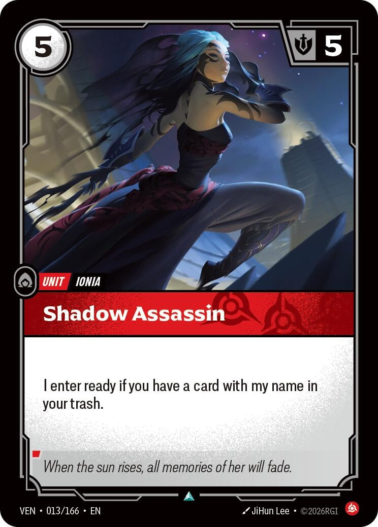 (VEN-013/166) Shadow Assassin - Uncommon