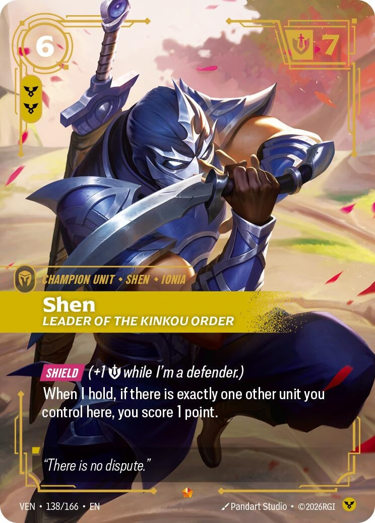 (VEN-138/166) Shen, Leader of the Kinkou Order - Epic