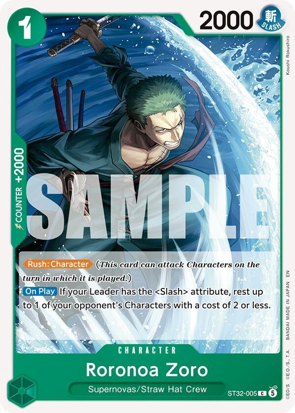 (ST32-005) Roronoa Zoro - Common
