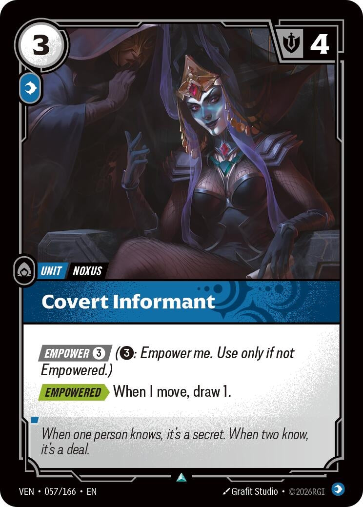 (VEN-057/166) Covert Informant - Uncommon