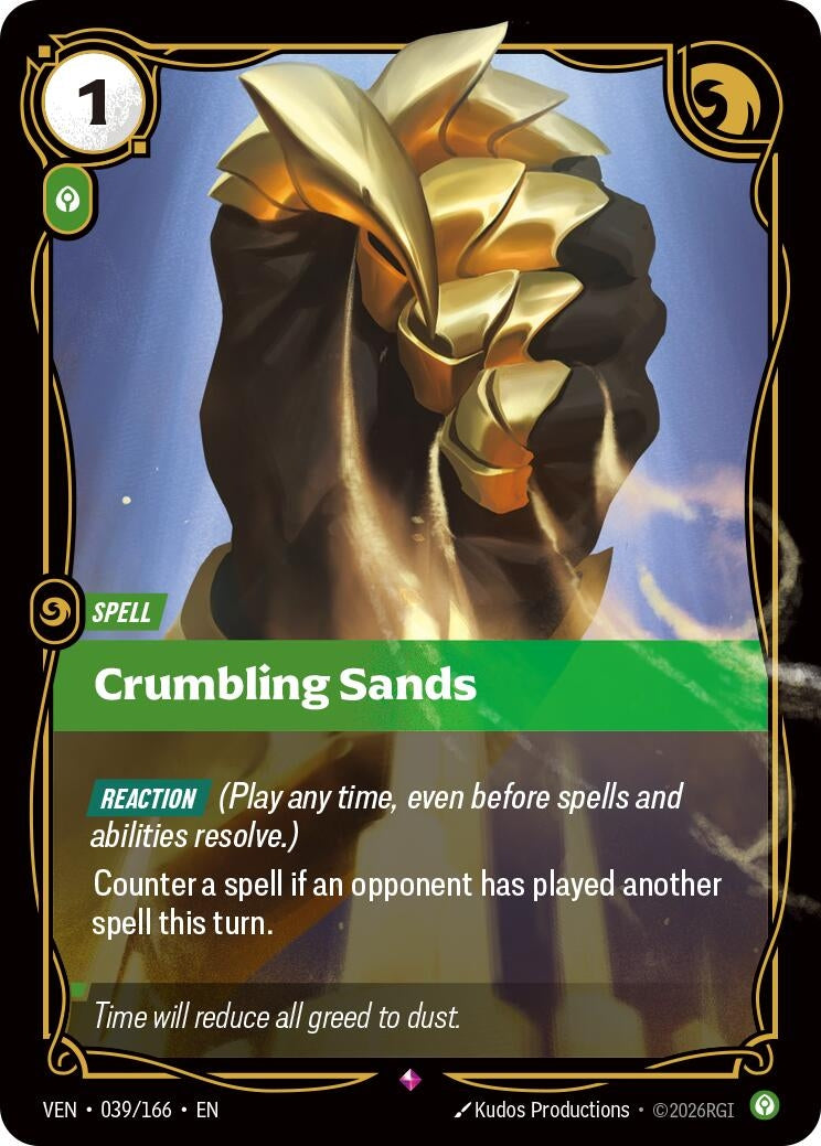 (VEN-039/166) Crumbling Sands - Rare