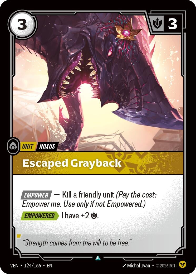 (VEN-124/166) Escaped Grayback - Uncommon