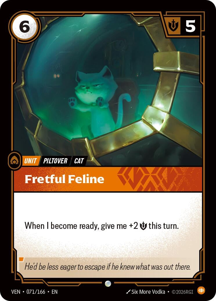 (VEN-071/166) Fretful Feline - Common