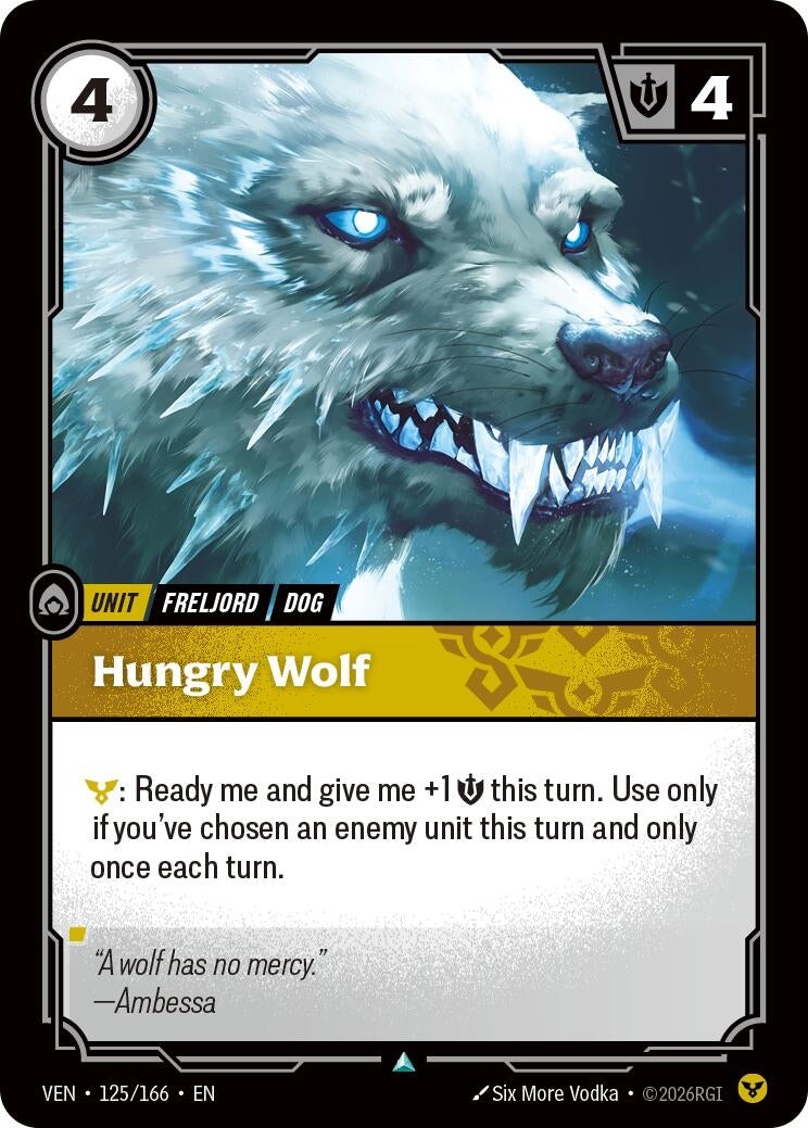 (VEN-125/166) Hungry Wolf - Uncommon