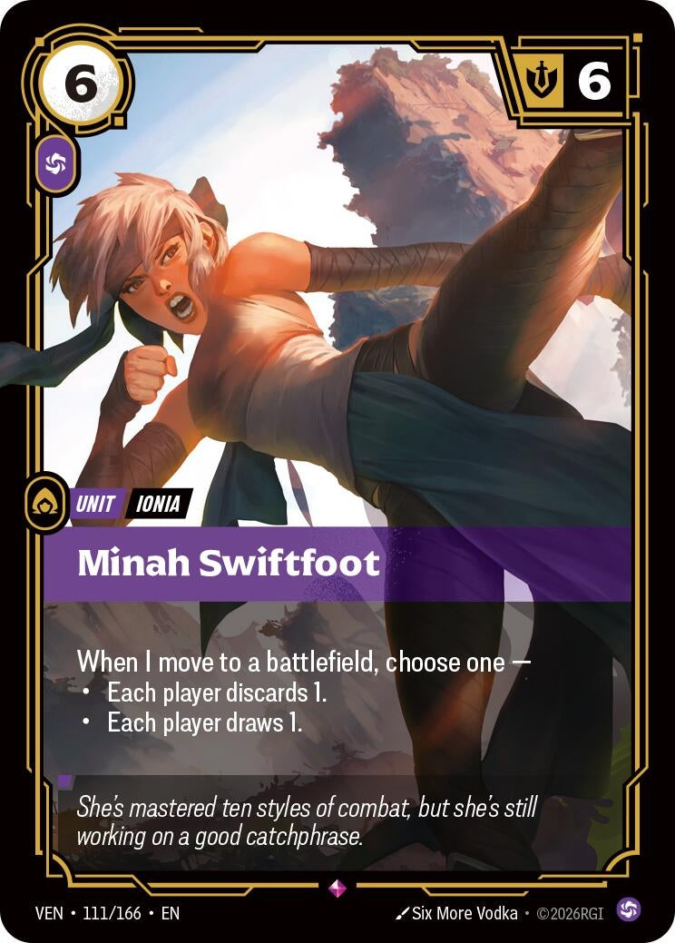 (VEN-111/166) Minah Swiftfoot - Rare