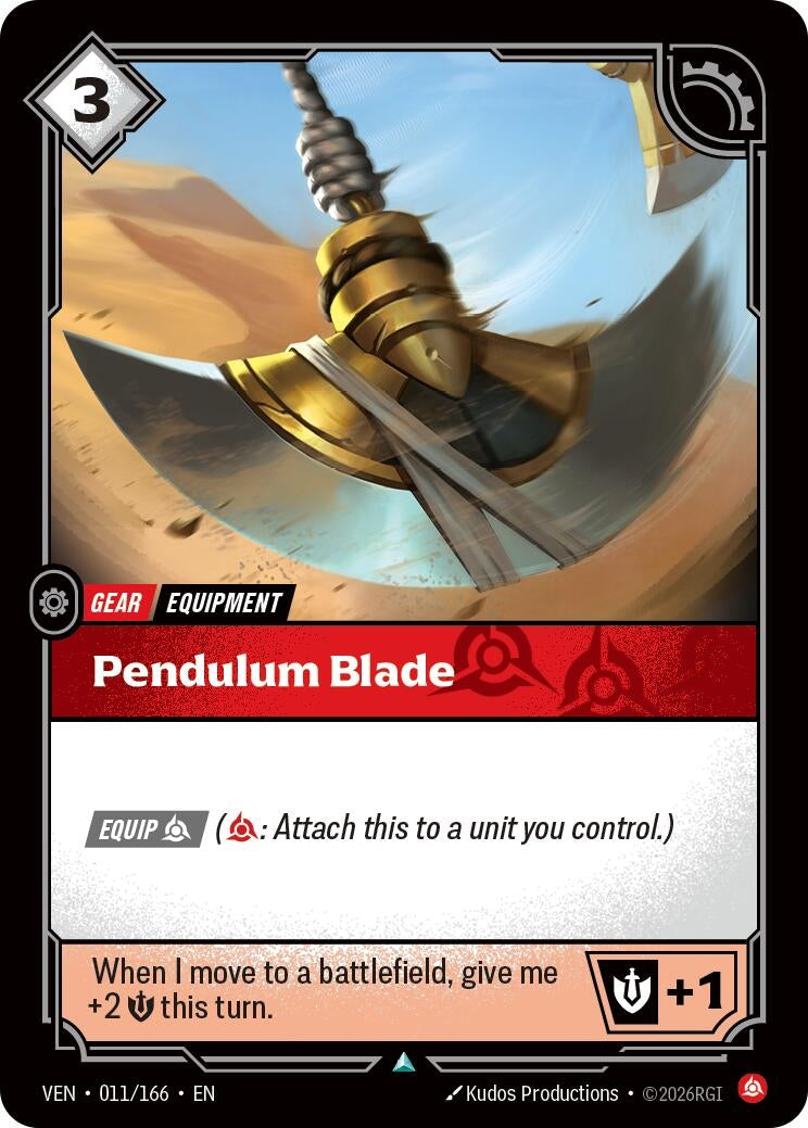 (VEN-011/166) Pendulum Blade - Uncommon