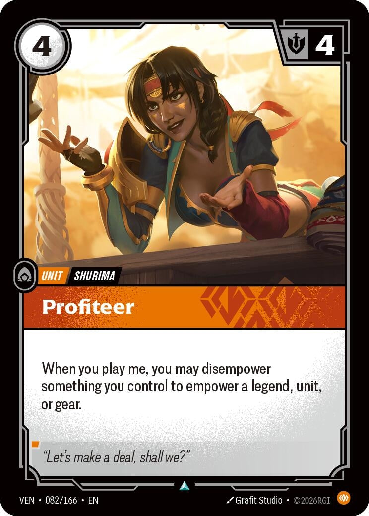(VEN-082/166) Profiteer - Uncommon