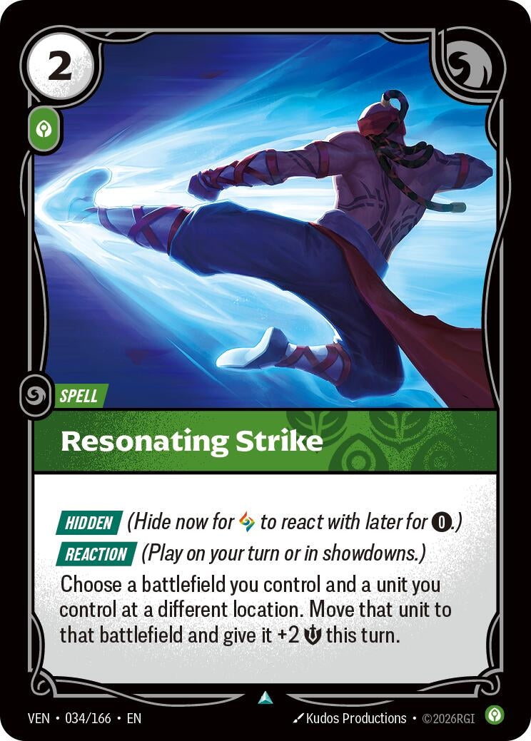 (VEN-034/166) Resonating Strike - Uncommon