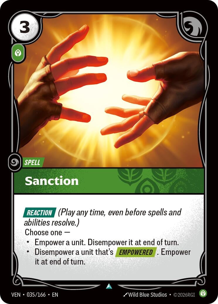 (VEN-035/166) Sanction - Uncommon