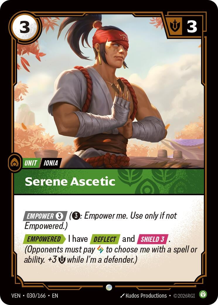 (VEN-030/166) Serene Ascetic - Common
