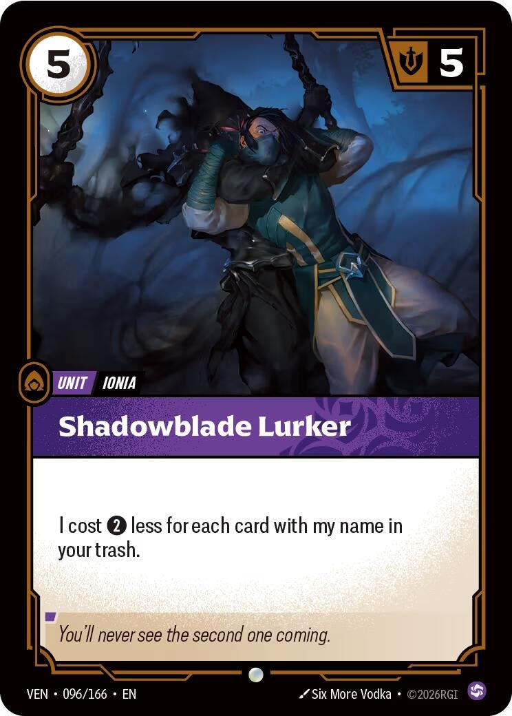 (VEN-096/166) Shadowblade Lurker - Common