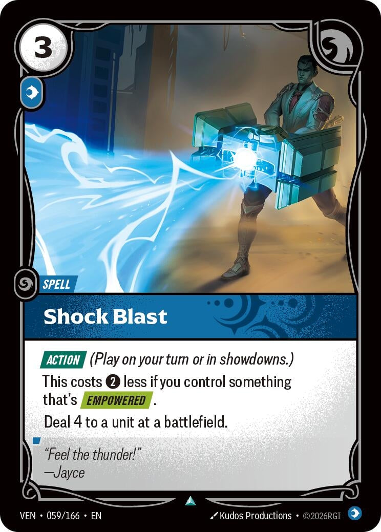 (VEN-059/166) Shock Blast - Uncommon