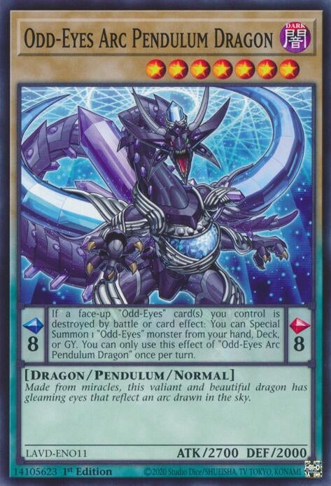Odd-Eyes Arc Pendulum Dragon (LAVD-ENO11) Common [PREORDER - Llega antes del 13/09]