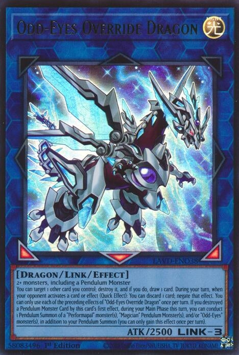 Odd-Eyes Override Dragon (LAVD-ENO38) Ultra Rare [PREORDER - Llega antes del 13/09]