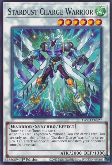 Stardust Charge Warrior (LAVD-ENS27) Common [PREORDER - Llega antes del 13/09]