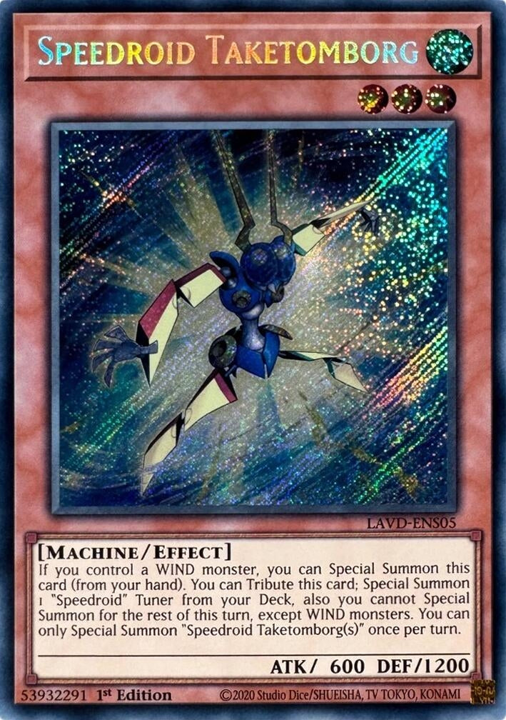 Speedroid Taketomborg (LAVD-ENS05) Secret Rare [PREORDER - Llega antes del 13/09]