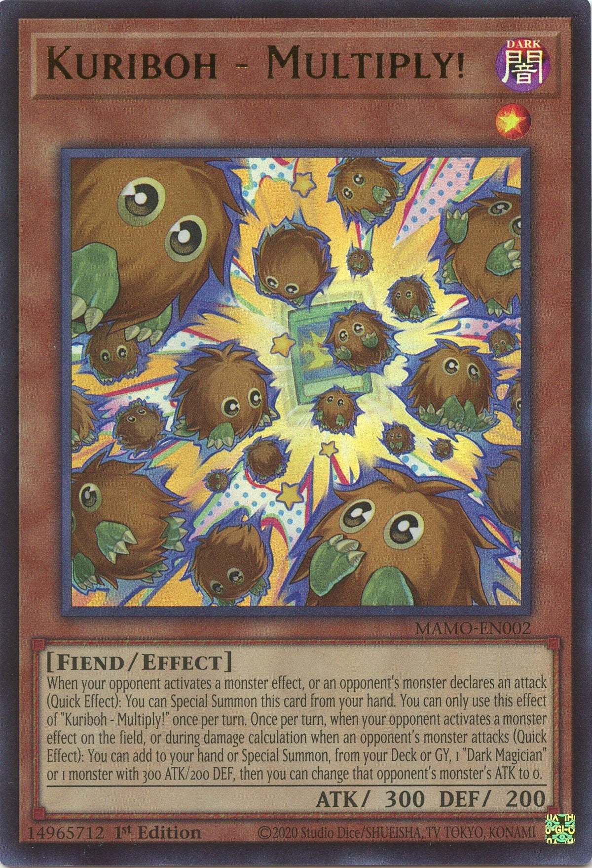 Kuriboh - Multiply! (MAMO-EN002) Ultra Rare