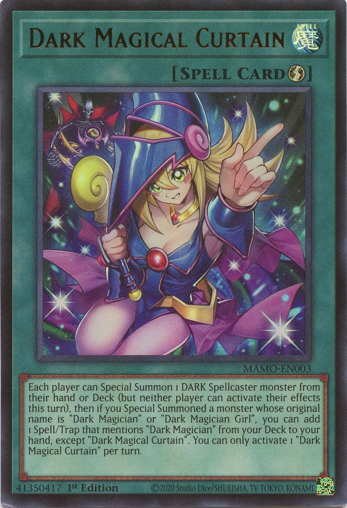 Dark Magical Curtain (MAMO-EN003) Ultra Rare