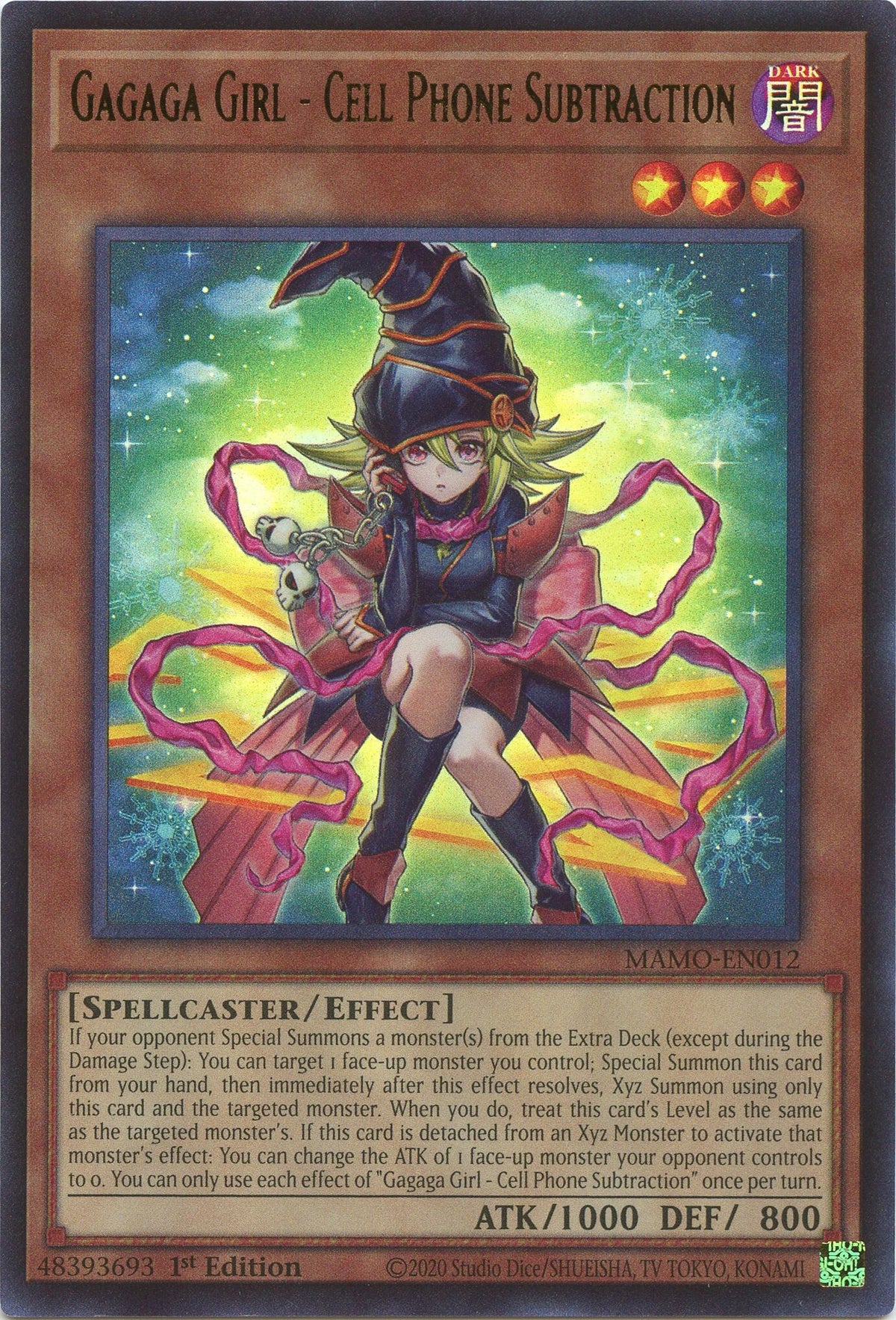 Gagaga Girl - Cell Phone Subtraction (MAMO-EN012) Ultra Rare
