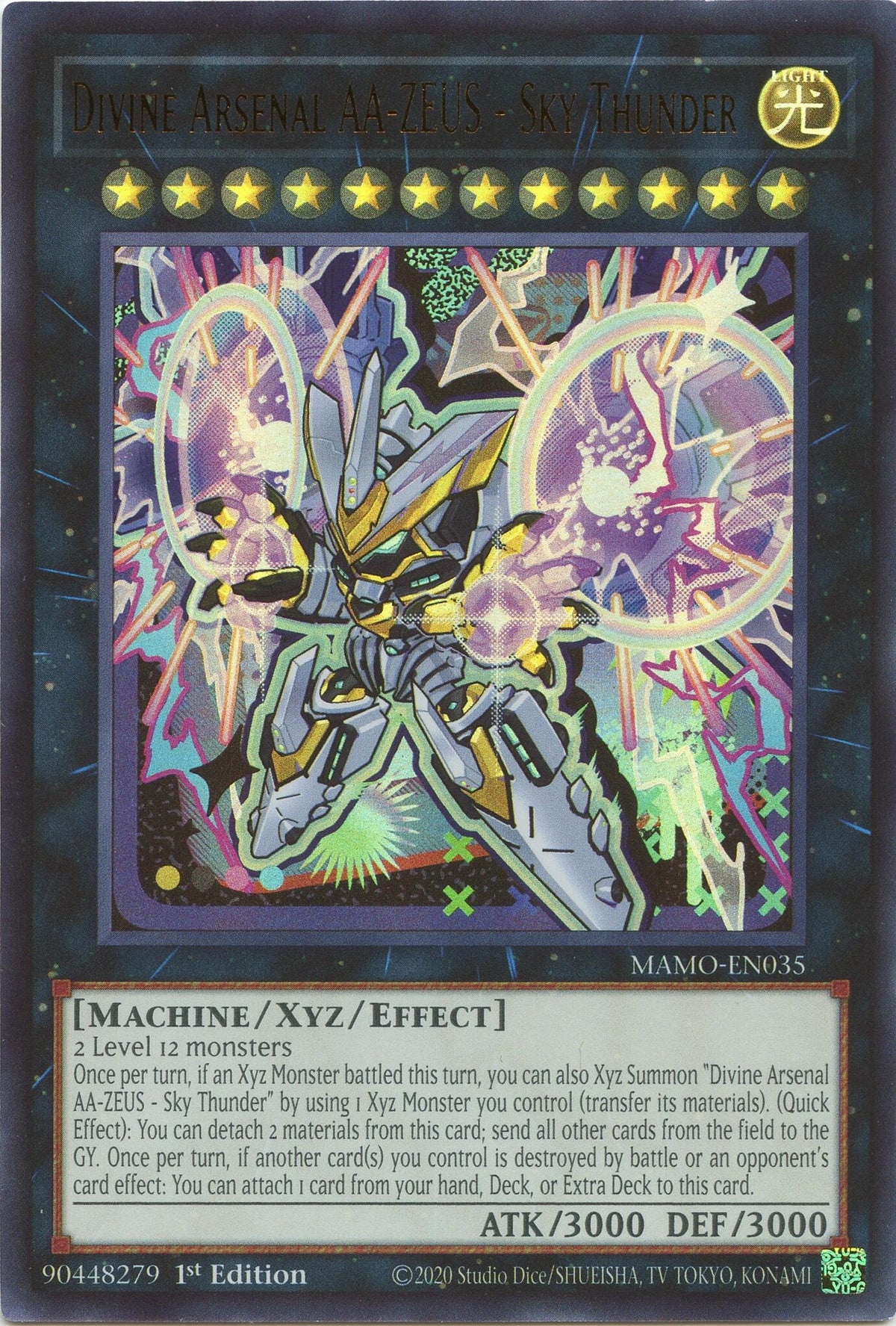 Divine Arsenal AA-ZEUS - Sky Thunder (Alternate Art) (MAMO-EN035) Ultra Rare