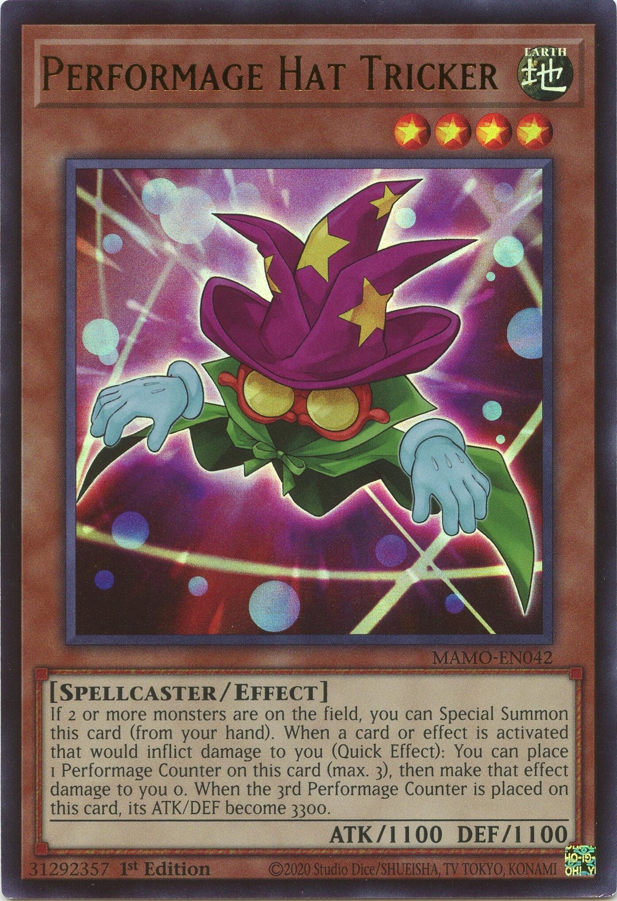 Performage Hat Tricker (MAMO-EN042) Ultra Rare