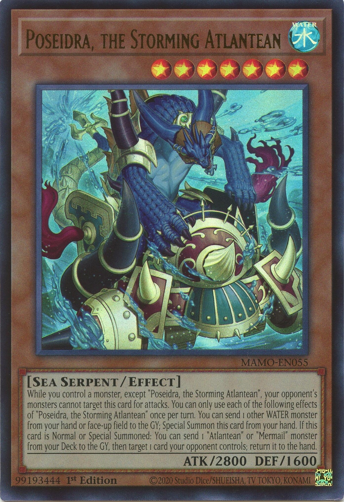 Poseidra, the Storming Atlantean (MAMO-EN055) Ultra Rare