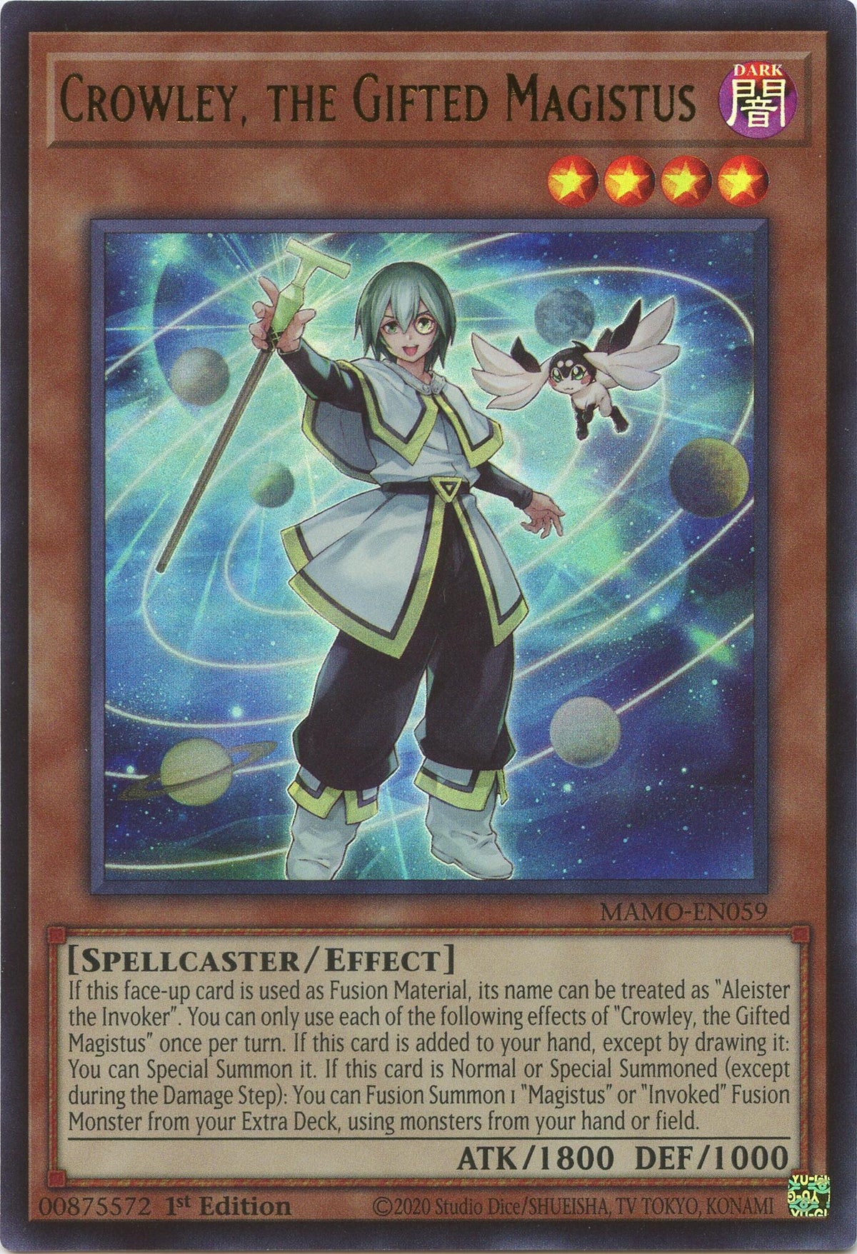 Crowley, the Gifted Magistus (MAMO-EN059) Ultra Rare