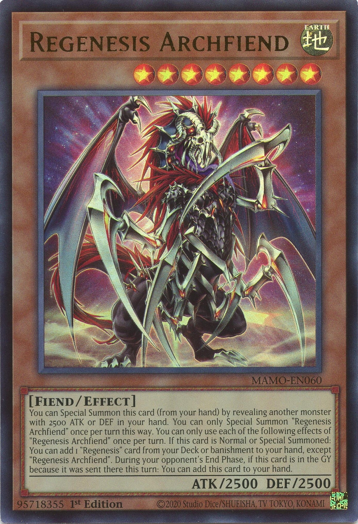 Regenesis Archfiend (MAMO-EN060) Ultra Rare