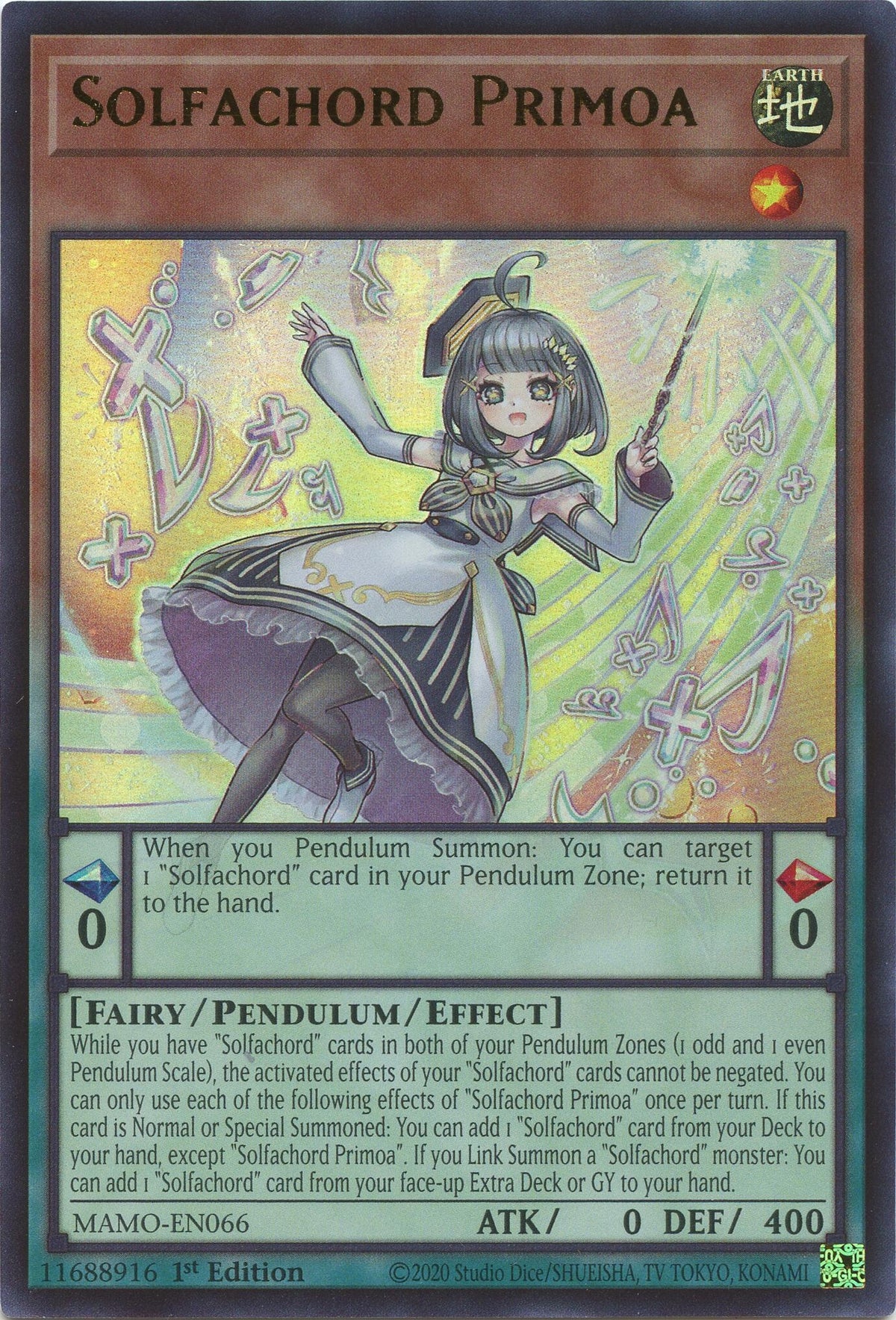 Solfachord Primoa (MAMO-EN066) Ultra Rare