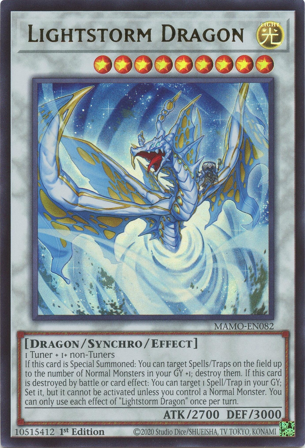 Lightstorm Dragon (MAMO-EN082) Ultra Rare