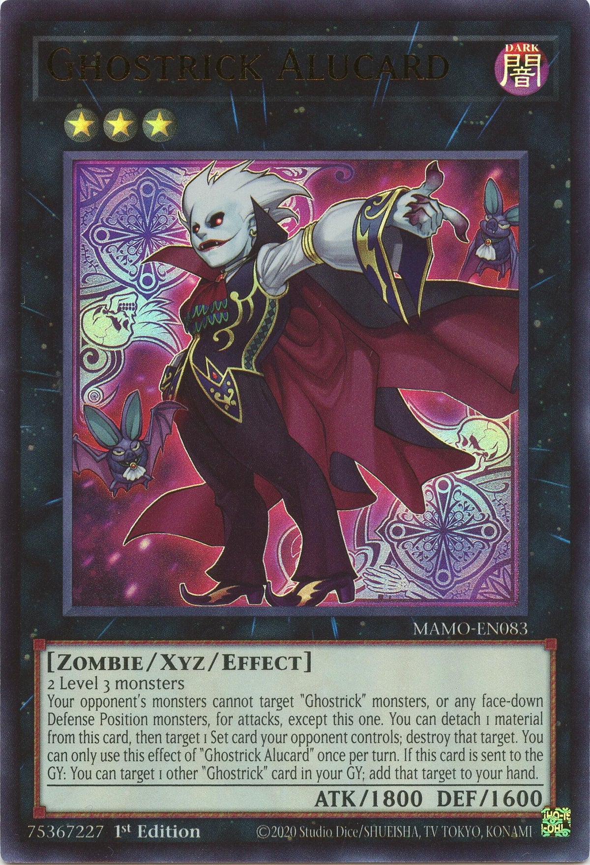 Ghostrick Alucard (MAMO-EN083) Ultra Rare
