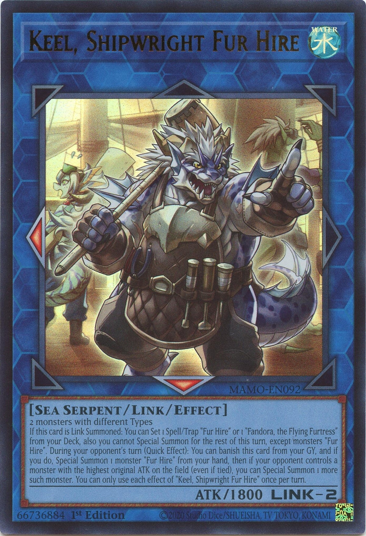 Keel, Shipwright Fur Hire (MAMO-EN092) Ultra Rare