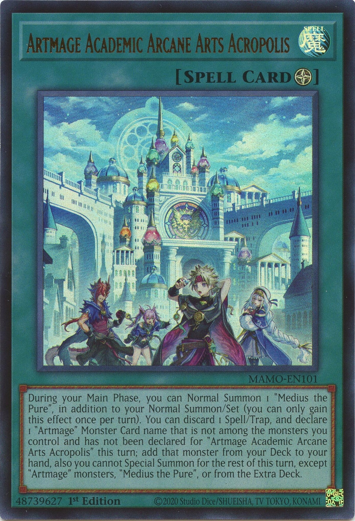 Artmage Academic Arcane Arts Acropolis (MAMO-EN101) Ultra Rare