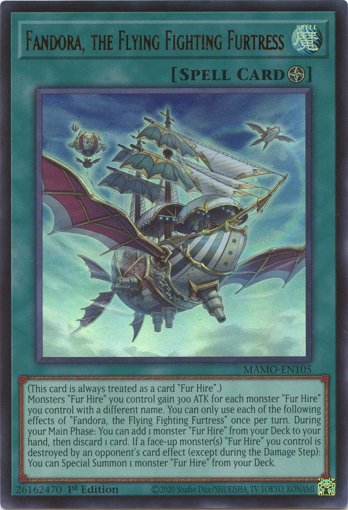 Fandora, the Flying Fighting Furtress (MAMO-EN105) Ultra Rare
