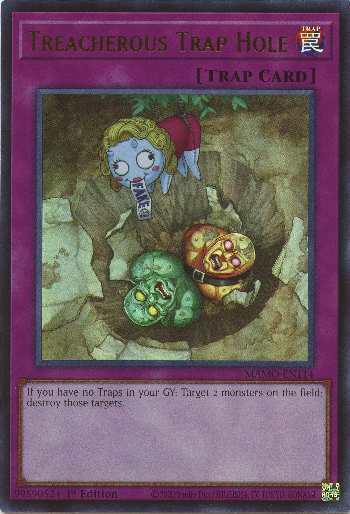 Treacherous Trap Hole (MAMO-EN114) Ultra Rare