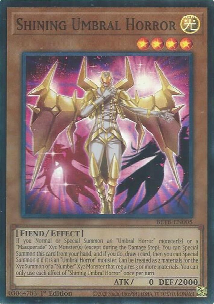 Shining Umbral Horror (BETB-EN005) Super Rare [PREORDER - Llegada: 29/10]
