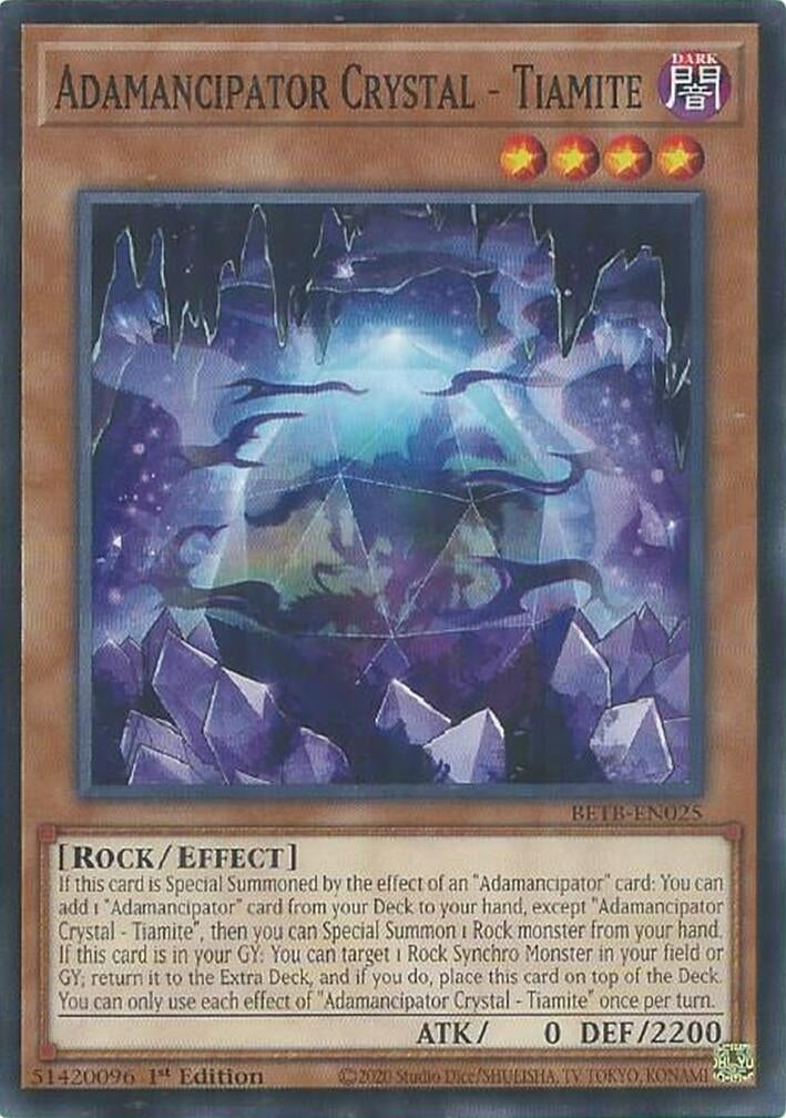 Adamancipator Crystal - Tiamite (BETB-EN025) Common [PREORDER - Llegada: 29/10]