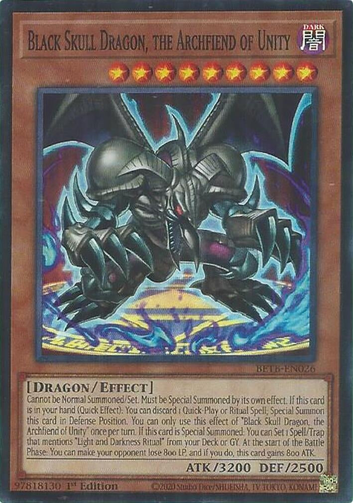 Black Skull Dragon, the Archfiend of Unity (BETB-EN026) Super Rare [PREORDER - Llegada: 29/10]